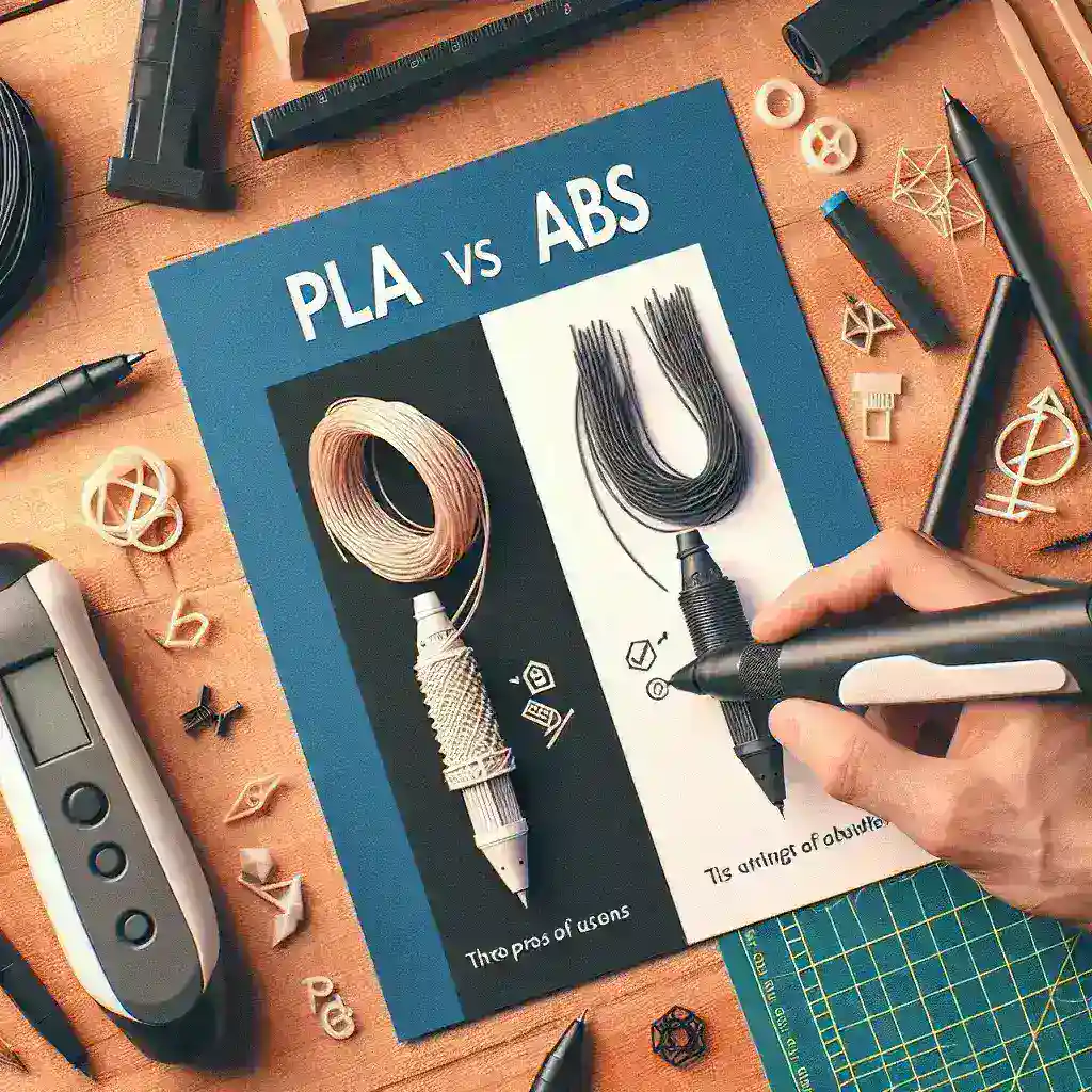 Apa pro dan kontra menggunakan PLA versus ABS untuk menggambar?